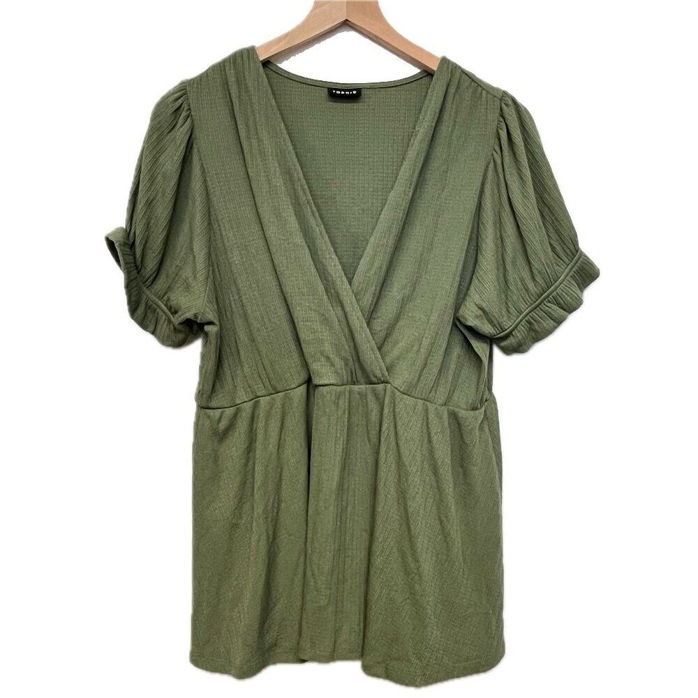 Torrid Olive Green Babydoll Top - See Measurements